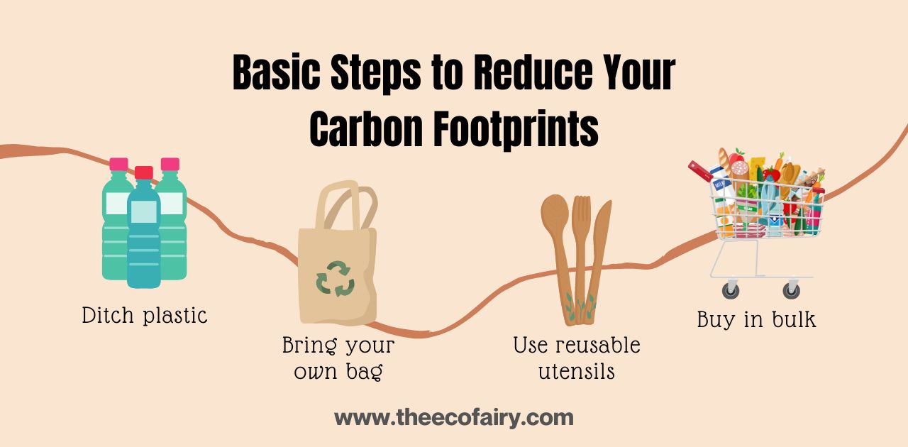 Basic Steps to Reduce Your Carbon Footprints – The Eco Fairy