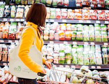 Load image into Gallery viewer, Grocery Bag Mesh Tote