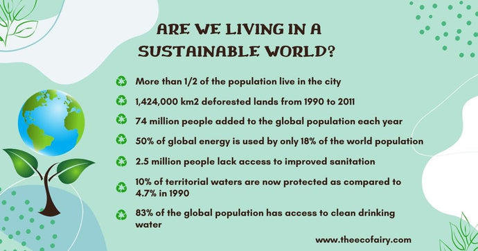 ARE WE LIVING IN A SUSTAINABLE WORLD?